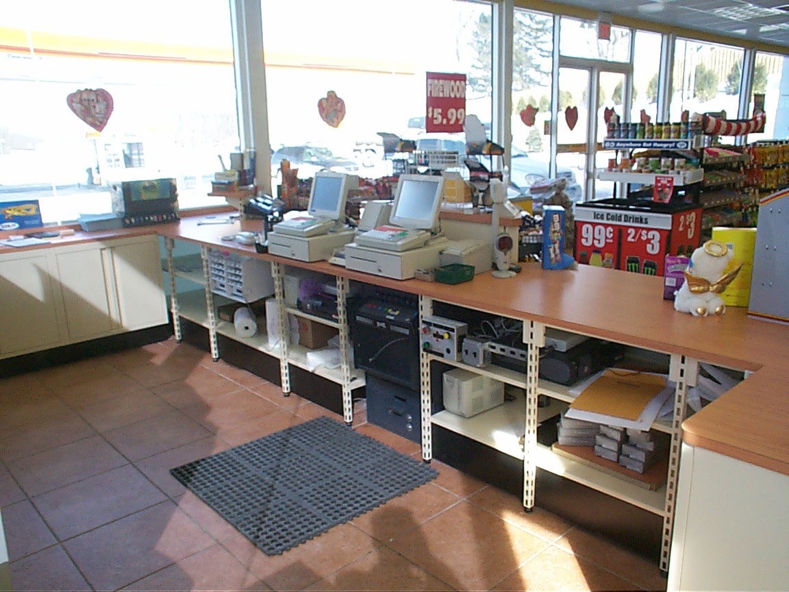 Retail Sales Counters & Checkout Counters for Convenience Stores