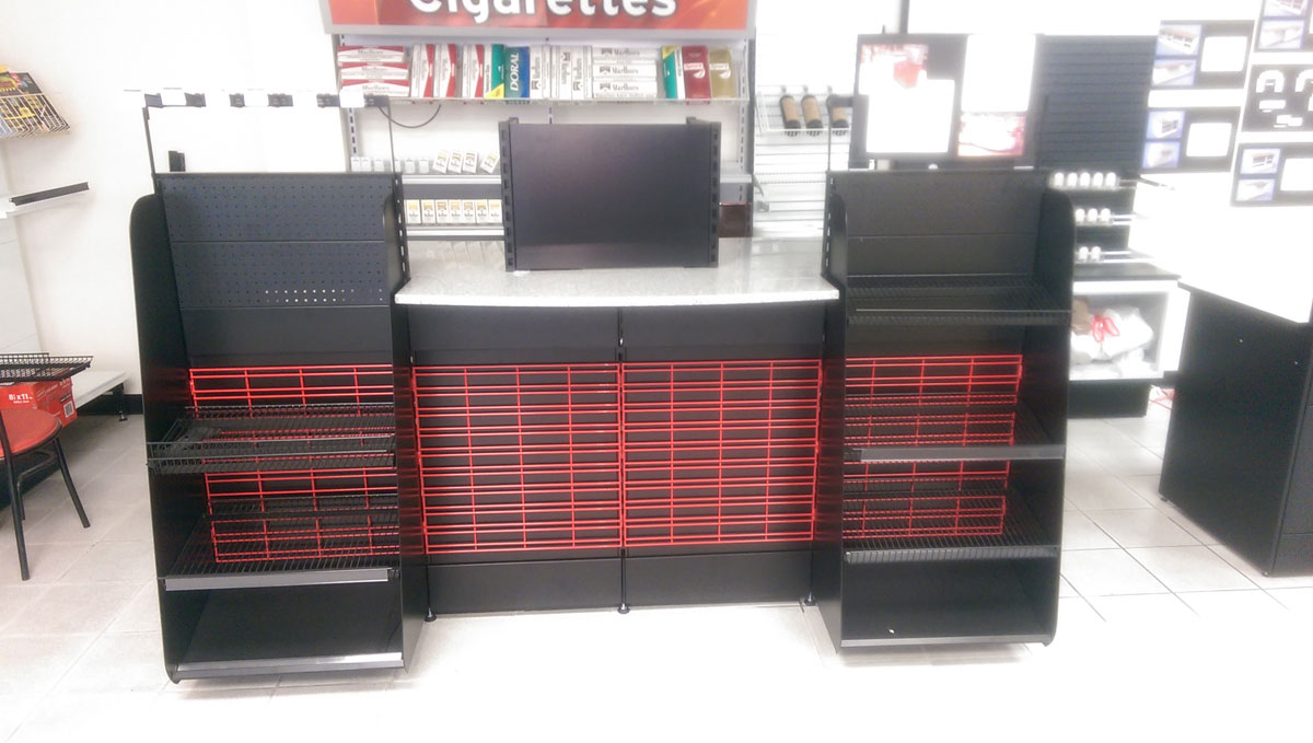 Retail Sales Counters & Checkout Counters for Convenience Stores