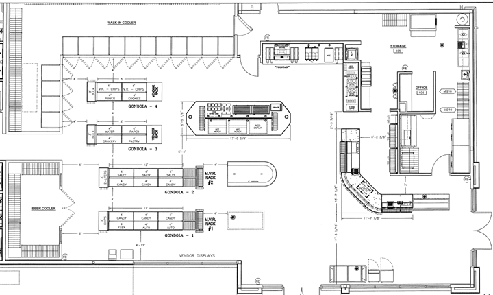 Convenience Store Floor Plans & Layouts SHOPCO U.S.A., Inc.