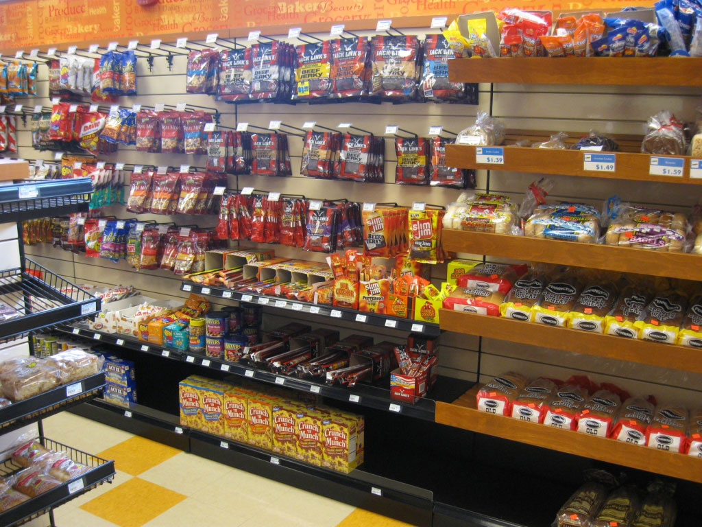Gondola Shelving Systems &amp; Black Gondola Shelving for C-Stores