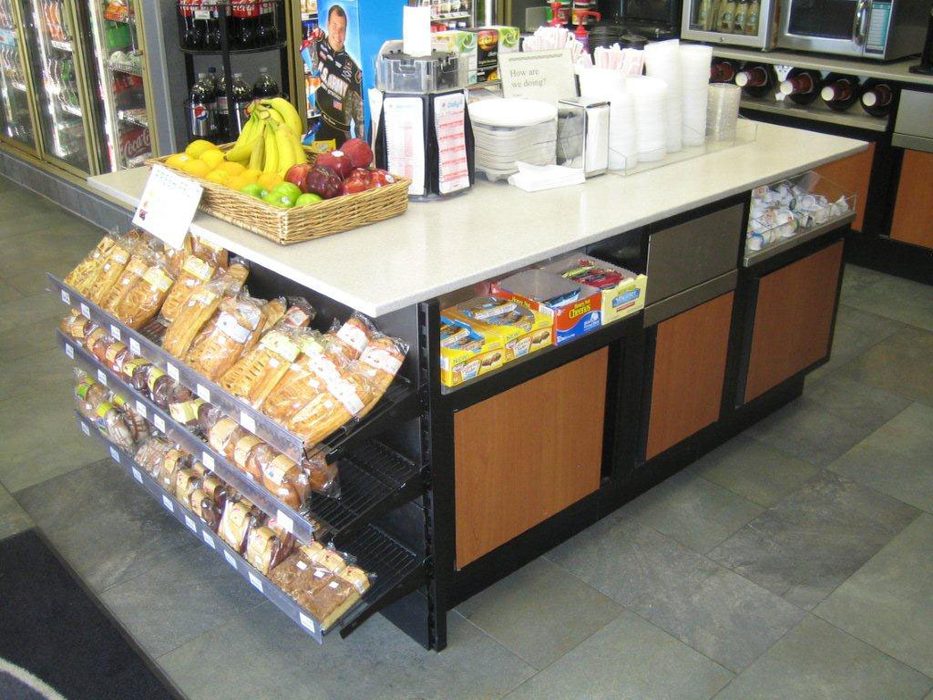 Metal and Food Service Counters for Convenience Stores